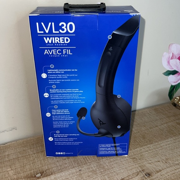 PDP LVL30 Wired Headset with Single-Sided One Ear Headphone for Playstation - Picture 3 of 4